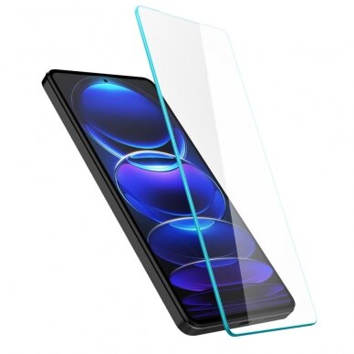 [Užsakomoji prekė] Ekrano apsauga skirta Xiaomi Redmi Note 12 Pro / 12 Pro+ / Poco X5 Pro (2vnt) - Spigen Glas.tR Slim - permatomas 2