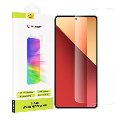 [Užsakomoji prekė] Apsauginis stikliukas Xiaomi Redmi Note 13 Pro 4G / Poco M6 Pro 4G - Techsuit Clear Vision Glass - Permatomas