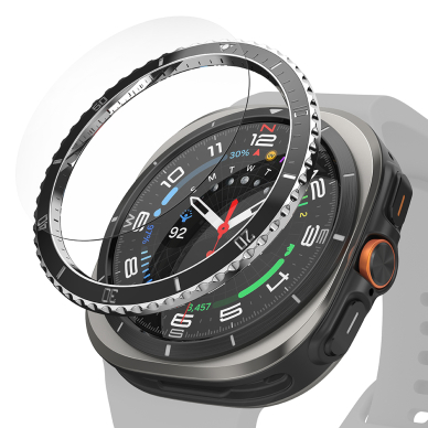 [Užsakomoji prekė] Rėmelis Samsung Galaxy Watch Ultra 47mm - Ringke Bezel Styling - Juodas (CB-GW7U-47-80)