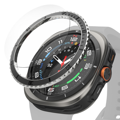 [Užsakomoji prekė] Rėmelis Samsung Galaxy Watch Ultra 47mm - Ringke Bezel Styling - Juodas (CB-GW7U-47-96)