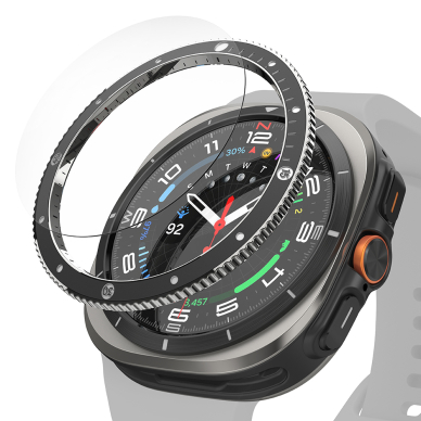 [Užsakomoji prekė] Rėmelis Samsung Galaxy Watch Ultra 47mm - Ringke Bezel Styling - Juodas (CB-GW7U-47-99)