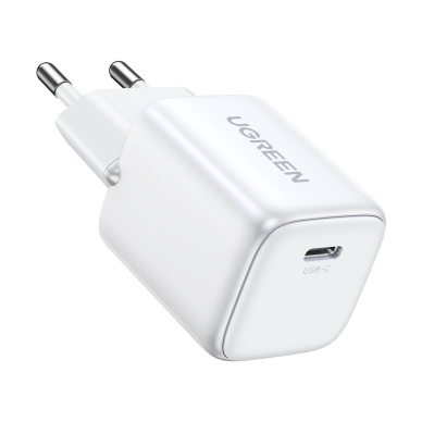 GaN 20W USB-C charger Ugreen Nexode mini CD318 - Baltas 2