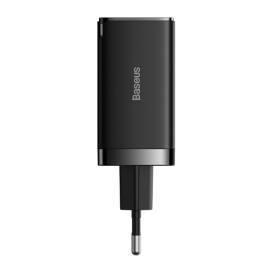 GaN 2xUSB C 1xUSB 65W fast charger Baseus GaN5 Pro + USB C - USB C 100W cable - Juodas 5