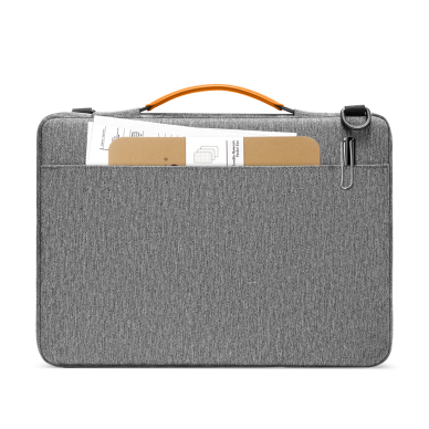 [Užsakomoji prekė] Krepšys Laptop 13" - Tomtoc Defender Laptop Briefcase (A42C2G3) -pilkas  5