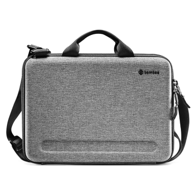 [Užsakomoji prekė] Įdėklas Macbook Pro / Air 13 si iPad Pro 11 - Tomtoc FancyCase Laptop Shoulder Bag (A25C2G2) - Pilkos spalvos 6