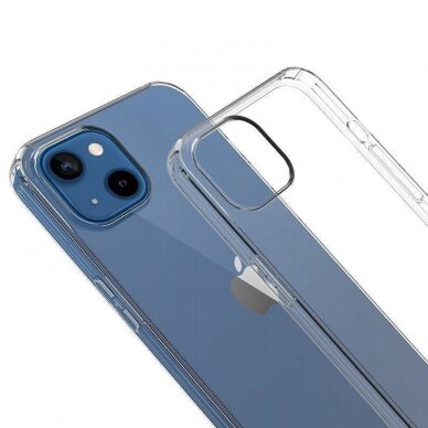 Gel case cover for Ultra Clear 0.5mm Motorola Moto E32 transparent 3