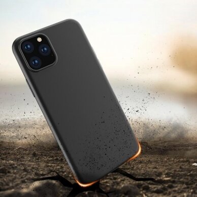 Akcija! Silikoninis dėklas iPhone 15 Pro Soft Case - Juodas  1