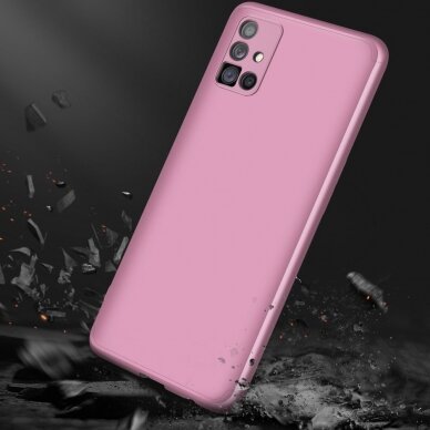 Dėklas GKK 360 Protection Samsung Galaxy M51 Rožinis 5