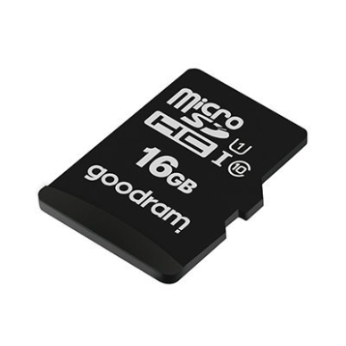 Goodram Microcard 16 GB micro SD HC UHS-I class 10 Atminties kortelė, SD adapteris (M1AA-0160R12) 3