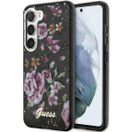 Dėklas Guess Flower GUHCS23SHCFWSK Samsung Galaxy S23 S911 Juodas