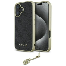 Dėklas Guess 4G Charms Collection  iPhone 16 Plus - Juodas