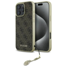 Dėklas Guess 4G Charms Collection iPhone 16 Pro Max  - Rudas