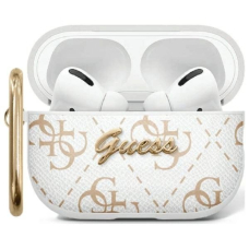 Dėklas Guess GUA3PG4GPH AirPods 3 cover Baltas/Baltas 4G Hook