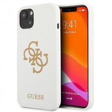 Dėklas Guess GUHCP13SLS4GGWH iPhone 13 mini 5,4" baltas