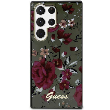 Dėklas Guess Flower GUHCS23LHCFWSA Samsung Galaxy S23 Ultra S918 Žalias