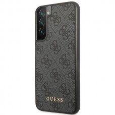 Dėklas Guess GUHCS23MG4GFGR Samsung Galaxy S23 Plus Pilkas