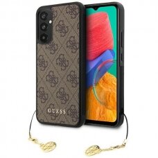 Dėklas Guess 4G Charms Collection GUHCSA34GF4GBR Samsung Galaxy A34 5G A346 Rudas