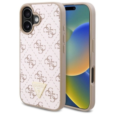 Dėklas Guess New 4G Triangle  iPhone 16 Plus - Baltas