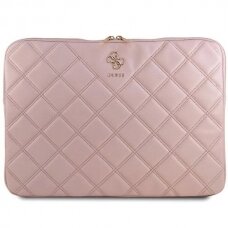 Guess Quilted 4G cover a 16 laptop - Rožinis