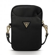 Guess Torebka GUPBNTMLBK czarna/black Nylon Triangle Logo