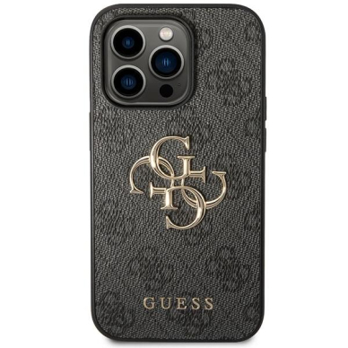 Dėklas Guess 4G Big Metal Logo   iPhone 15 Pro Max - Pilkas 2