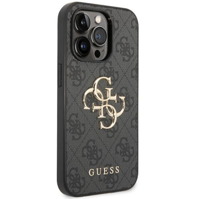 Dėklas Guess 4G Big Metal Logo   iPhone 15 Pro Max - Pilkas 3