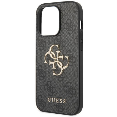 Dėklas Guess 4G Big Metal Logo   iPhone 15 Pro Max - Pilkas 5