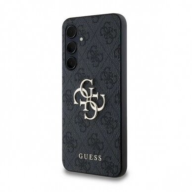 Guess 4G Big Metal Logo Dėklas Samsung Galaxy A35 - Juodas 1