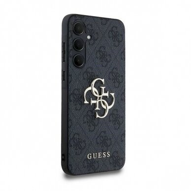 Guess 4G Big Metal Logo Dėklas Samsung Galaxy A35 - Juodas 3