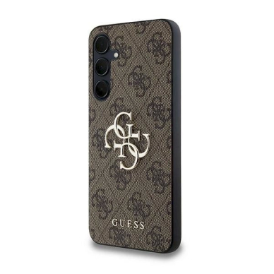 Dėklas Guess 4G Big Metal Logo  Samsung Galaxy A35 - Rudas 1