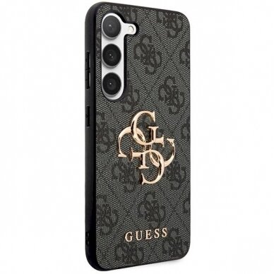 Guess 4G Big Metal Logo Dėklas Samsung Galaxy A55 - Juodas 3