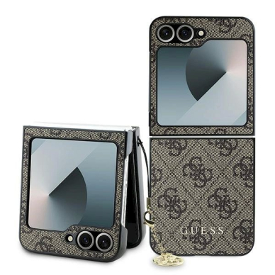 Guess 4G Charm Dėklas Samsung Galaxy Z Flip 6 - rudas