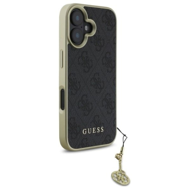 Dėklas Guess 4G Charms Collection  iPhone 16 - Juodas 3