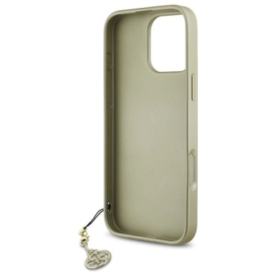 Dėklas Guess 4G Charms Collection  iPhone 16 Pro - Rudas 6