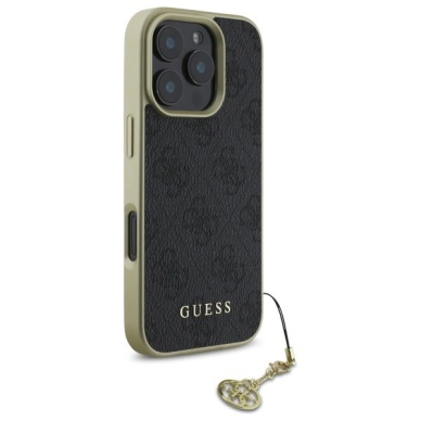 Dėklas Guess 4G Charms Collection  iPhone 16 Pro Max - Juodas 3