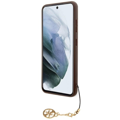 Guess 4G Charms Collection Dėklas Samsung Galaxy A35 - Rudas 4