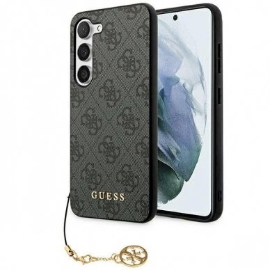 Guess 4G Charms Collection Dėklas Samsung Galaxy A55 - Juodas