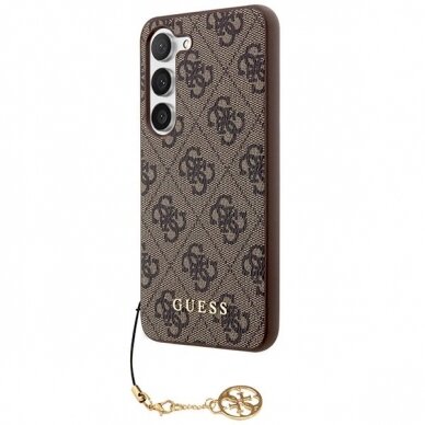 Guess 4G Charms Collection Dėklas Samsung Galaxy A55 - Rudas 1