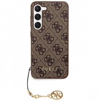 Guess 4G Charms Collection Dėklas Samsung Galaxy A55 - Rudas 2