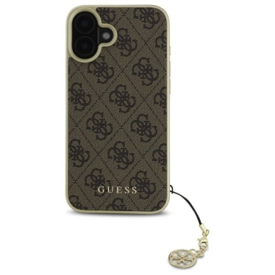 Dėklas Guess 4G Charms Collection iPhone 16 Plus  - Rudas 2