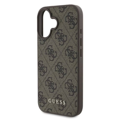 Guess 4G Classic iPhone 16 Dėklas - rudas 3