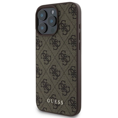 Dėklas Guess 4G Classic iPhone 16 Pro Max  - Rudas 1