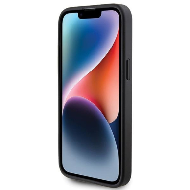 Akcija! Dėklas Guess 4G Metal Auksinis Logo   iPhone 15 Pro Max - Pilkas  4