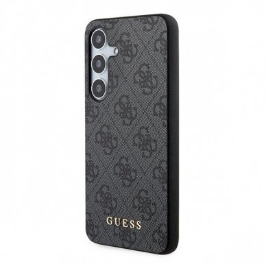 Guess 4G Metal Gold Logo Dėklas Samsung Galaxy A35 - Juodas 1