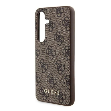 Guess 4G Metal Gold Logo Dėklas Samsung Galaxy A35 - Rudas 5