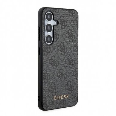 Guess 4G Metal Gold Logo Dėklas Samsung Galaxy A55 - Juodas 3