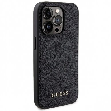 Guess 4G Metal Logo Dėklas set iPhone 13 Pro + 5000mAh MagSafe power bank - Juodas 3