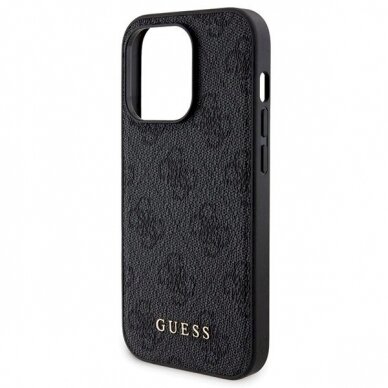 Guess 4G Metal Logo Dėklas set iPhone 13 Pro + 5000mAh MagSafe power bank - Juodas 5