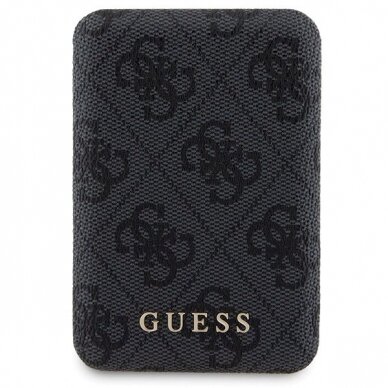 Guess 4G Metal Logo Dėklas set iPhone 13 Pro + 5000mAh MagSafe power bank - Juodas 7