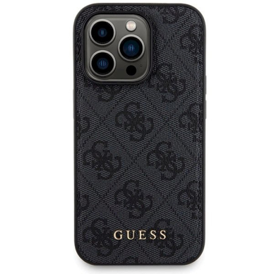 Guess 4G Metal Logo Dėklas Set iPhone 13 Pro Max + 5000mAh MagSafe Powerbank - Juodas 2